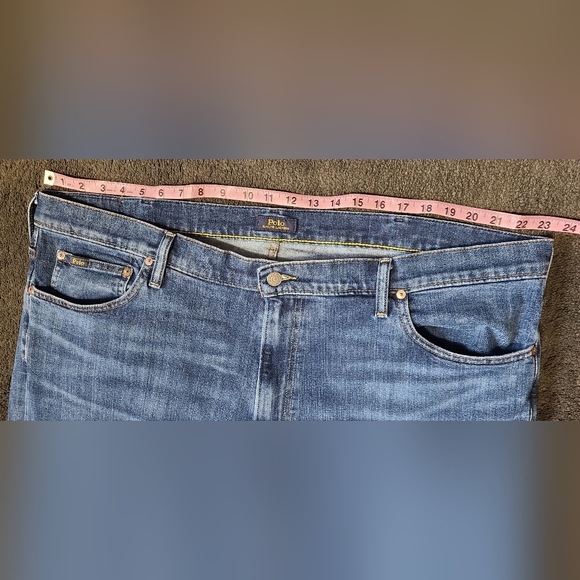 Polo Ralph Lauren Parkside Active Taper Stretch Jeans size 44/32 zip fly - Picture 8 of 14